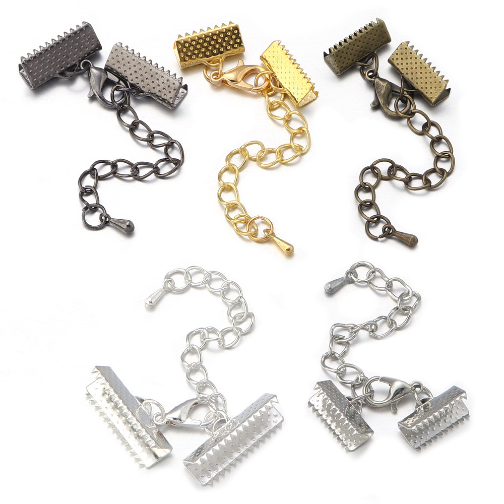 Horse clip buckle + lobster buckle, horse mouth clip, horse calf buckle, iron tail chain, 5cm long, lobster buckle 12mmdiy accessory pic 6