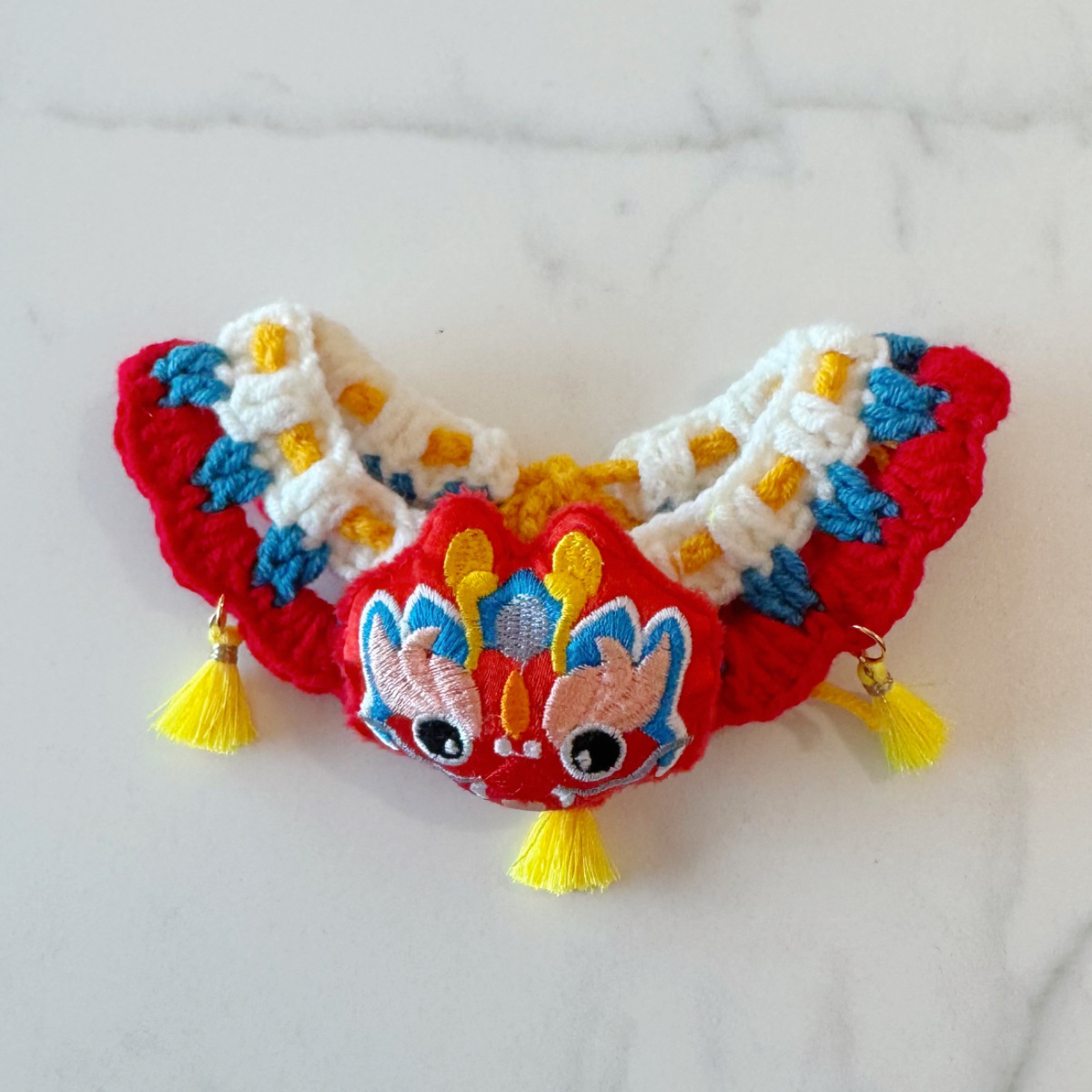 手工编织饰品围巾发带挂饰树脂奶油胶配件米珠奶油胶配饰多款混搭详情6