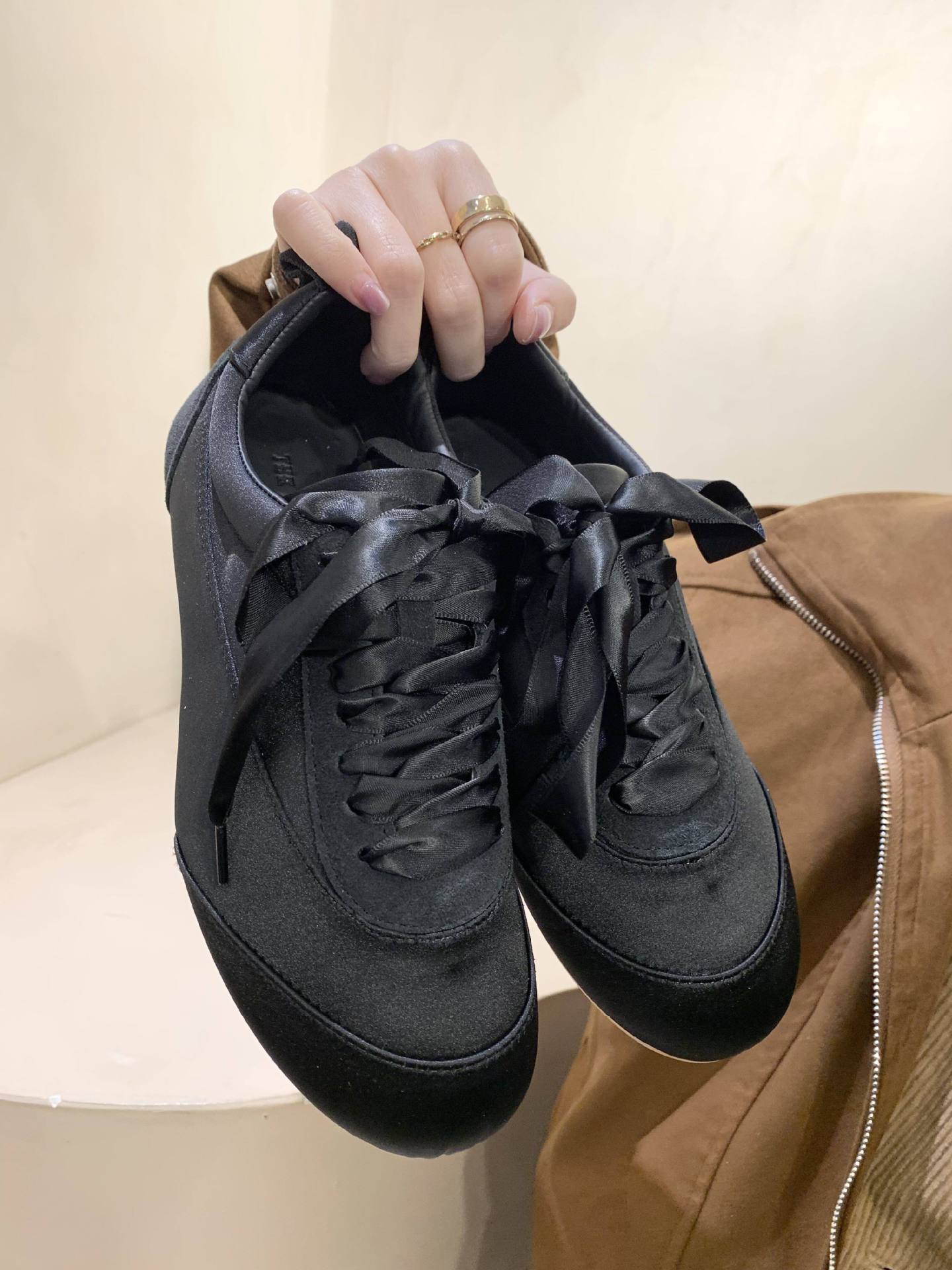 Ballet Satin German Training Shoes for Women 2026 Spring and Autumn New Style, niche design flat fashion casual shoes, pink shoes pic 22