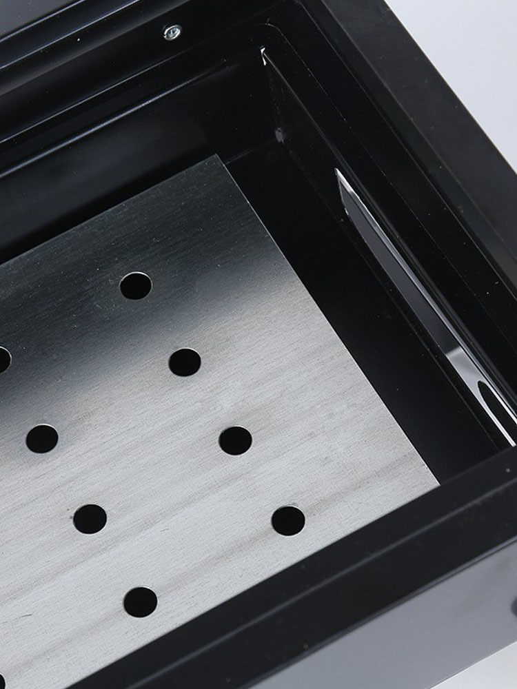 Outdoor charcoal barbecue grill, household charcoal indoor skewers, small grilled meat, commercial smokeless barbecue basin, pull-out barbecue rack pic 5