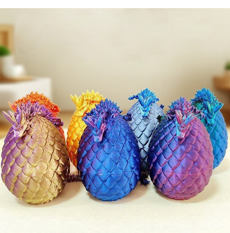 3D打印玩具龙蛋水晶宝石龙摆件diy恐龙蛋创意礼物玩具男孩摆件详情10