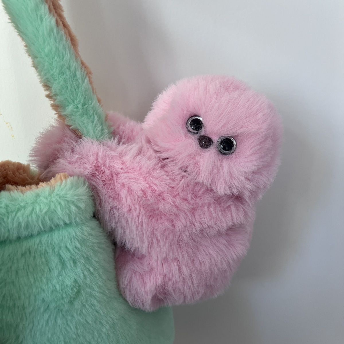 A cute plush toy that can sing, turn its head and learn to speak, an Instagram-style bag and pendant, a girlish and adorable pet toy pic 2