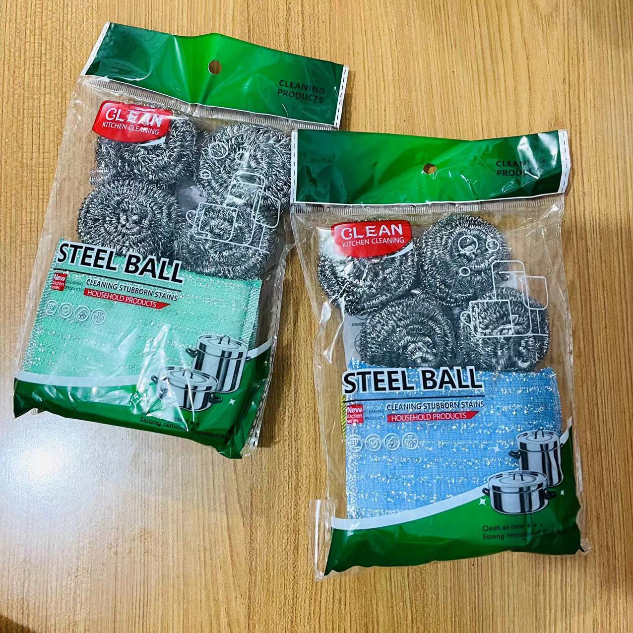 【 Zone 2-6 】 Cleaning set: 240 yuan per box. Steel wool balls, sponge sponges, cleaning balls wholesale. Kitchen scrubber for POTS and dishes. Cleaning supplies: 1 yuan, 2 yuan pic 6