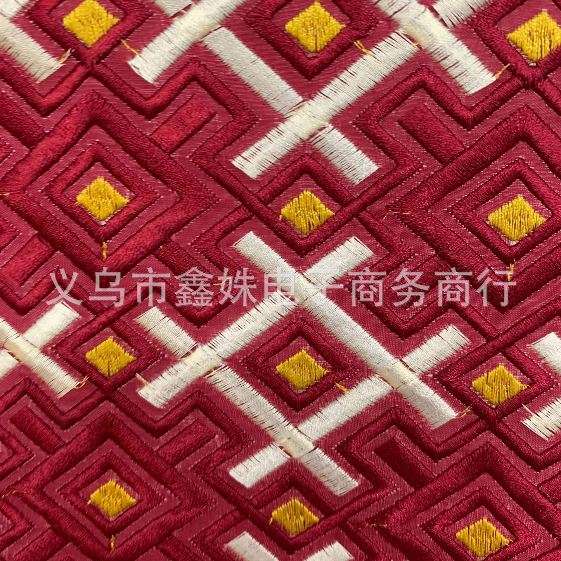 In stock of multi-color rectangular embroidered circular collar stage costume accessories pic 4