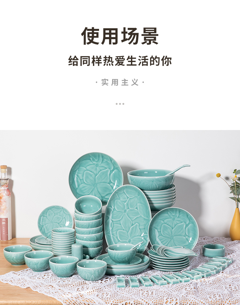 家用吃饭碗餐具高温陶瓷加厚防烫碗单个饭碗小号稀米饭碗详情2