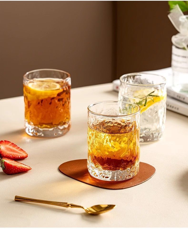 A set of 6 thickened heat-resistant glass cups for home use, including transparent drinking cups, tea cups, milk, juice and beer cups pic 12