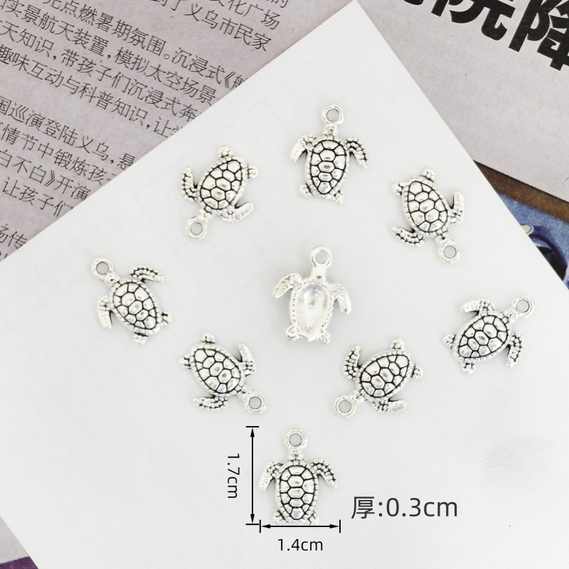 diy合金饰品配件海洋生物海龟挂件 手链项链复古吊坠材料跨境热销详情32