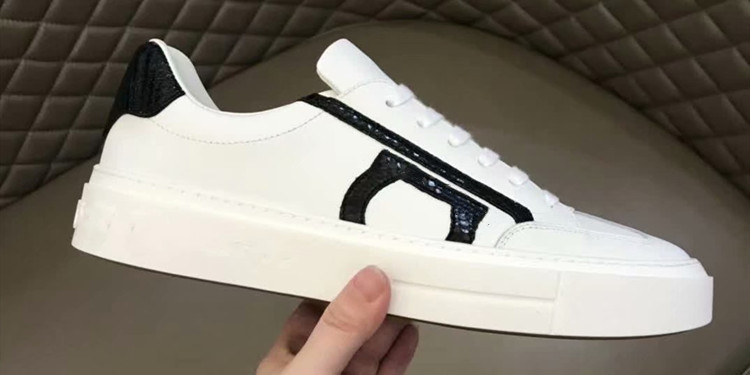 真皮男板鞋欧洲站拼色系带小白鞋平底牛皮防臭黑色时尚休闲单鞋潮详情31