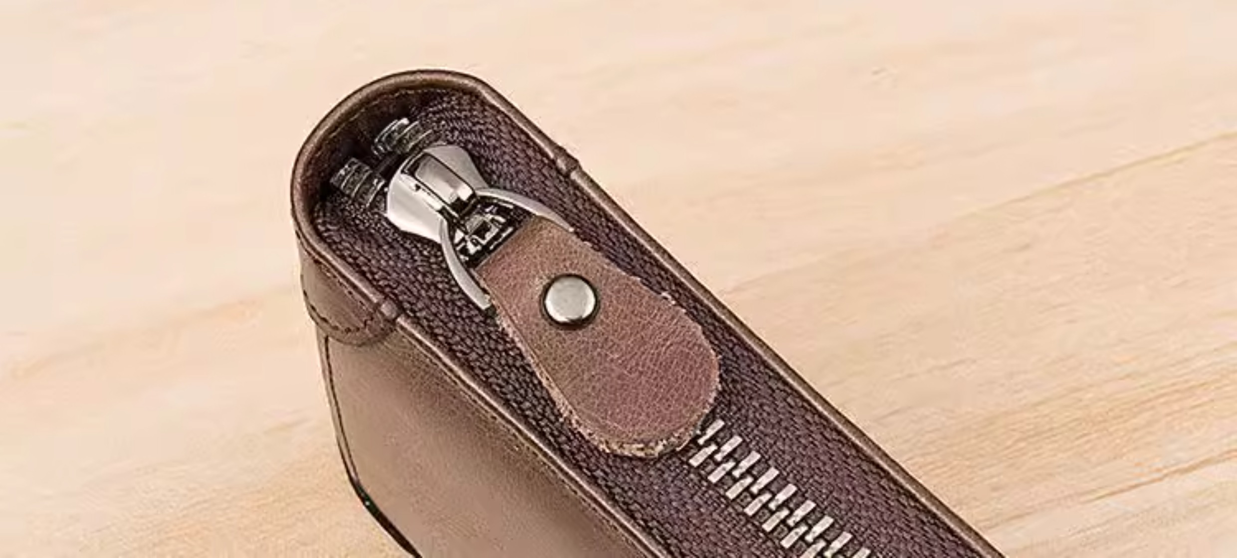 男士钱包短款真软皮拉链多功能卡包一体纯2024新款男款皮夹钱夹详情20