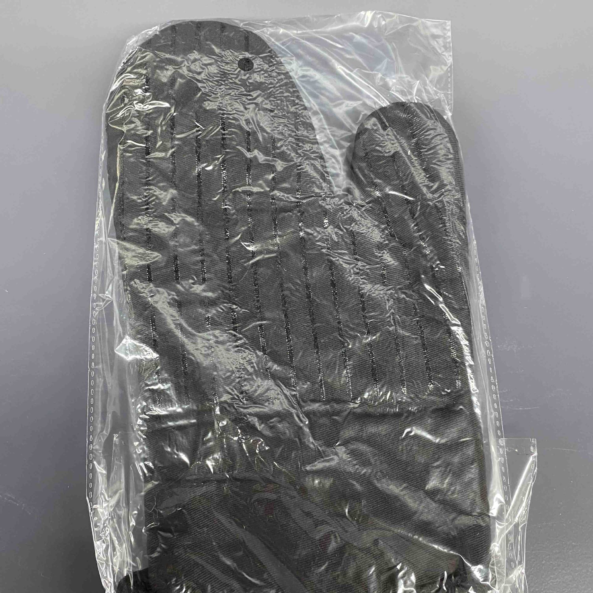 灰色条纹点胶手套，隔热微波炉手套，支持定制详情20