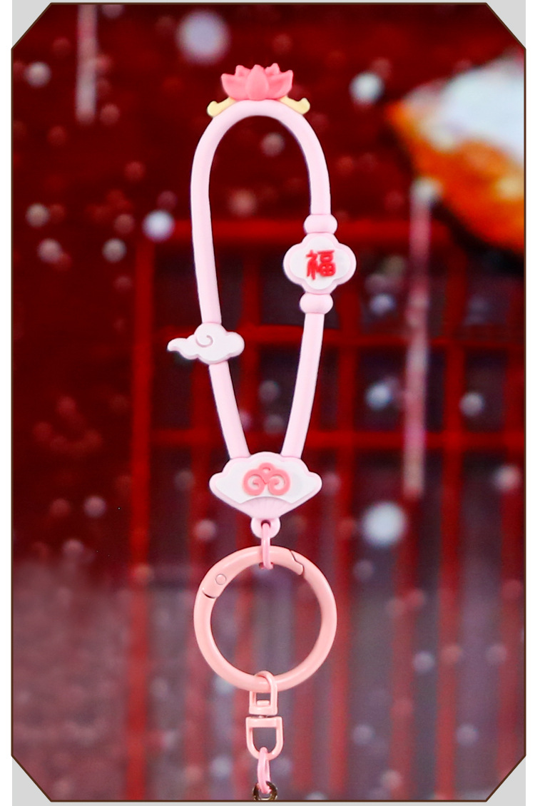 国色长歌钥匙扣 国潮古风古韵设计钥匙扣书包背包挂件挂饰批发详情7