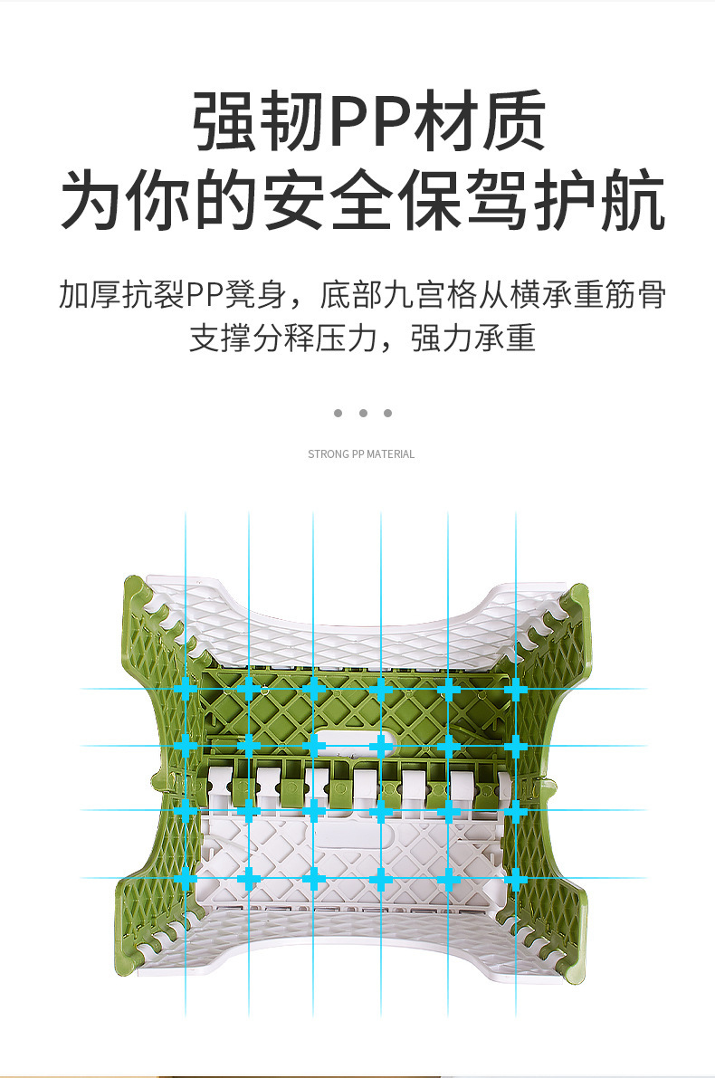 塑料折叠凳子便携户外小凳子家用马扎儿童学习小凳子火车小板凳详情7