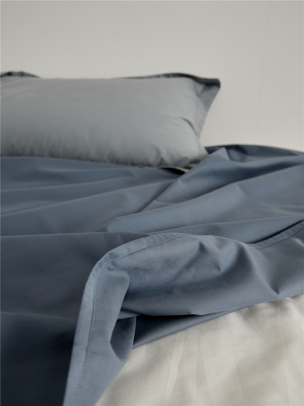 Long-staple cotton single item, all-cotton brushed quilt cover bed, simple pigment color pure cotton autumn and winter 1.8m bedding pic 64