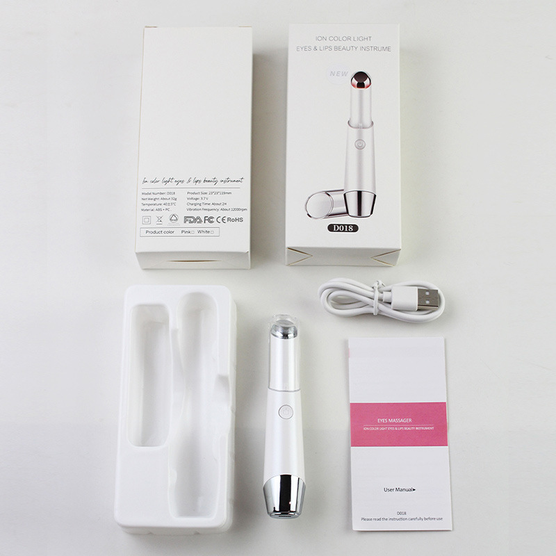 跨境美眼仪电动眼部按摩仪震动加热眼霜导入美容仪淡化眼袋黑眼圈详情15