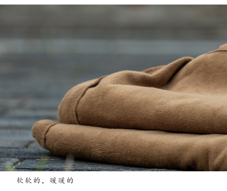 国潮-苎麻扎染做旧休闲长裤25新款棉麻女装中式禅修打坐裤女棉麻灯笼裤详情23