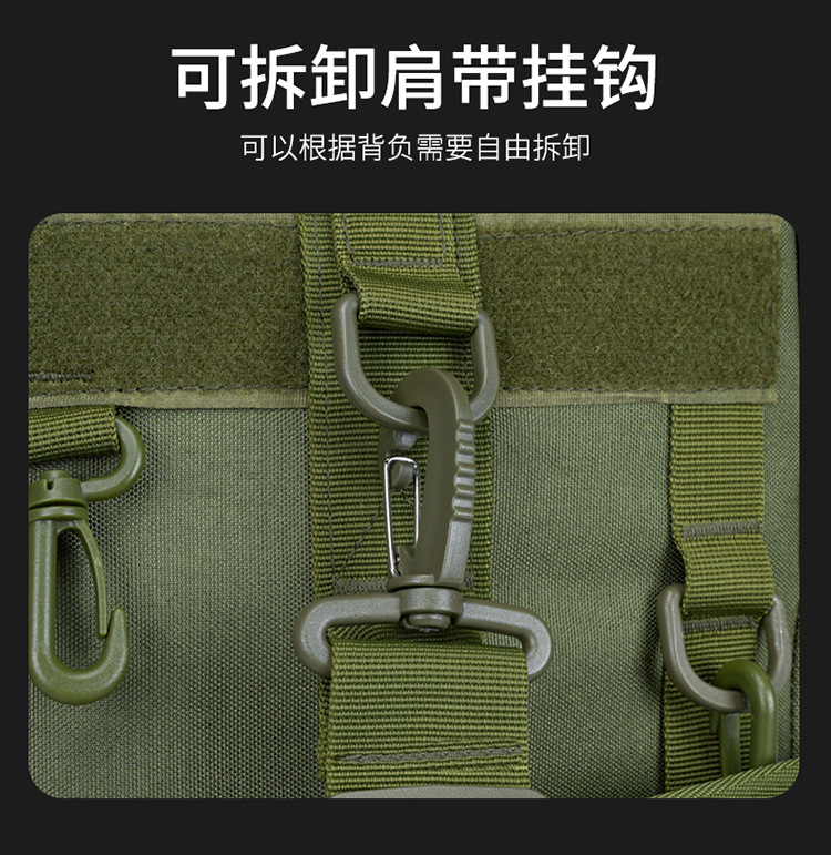The water-resistant waterway sub-bag is a multi-functional large-capacity dry-wet separation fishing bag that can be attached with fishing gear and backpacks pic 18
