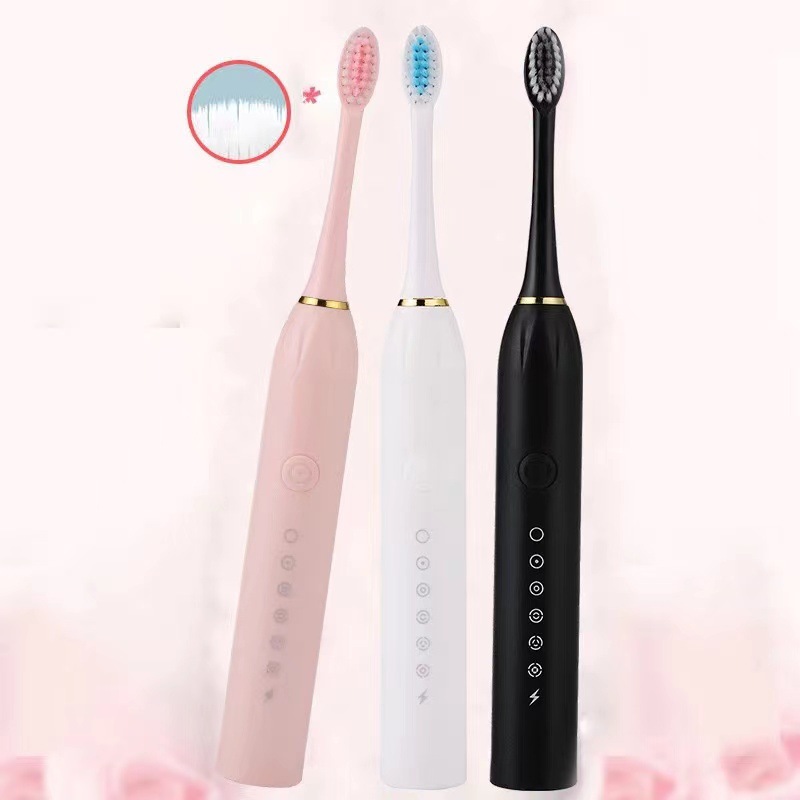Cross-border best-selling soft-bristled electric toothbrushes, couple models, adult models, charging models, soft-bristled brush heads, factory wholesale in stock pic 15