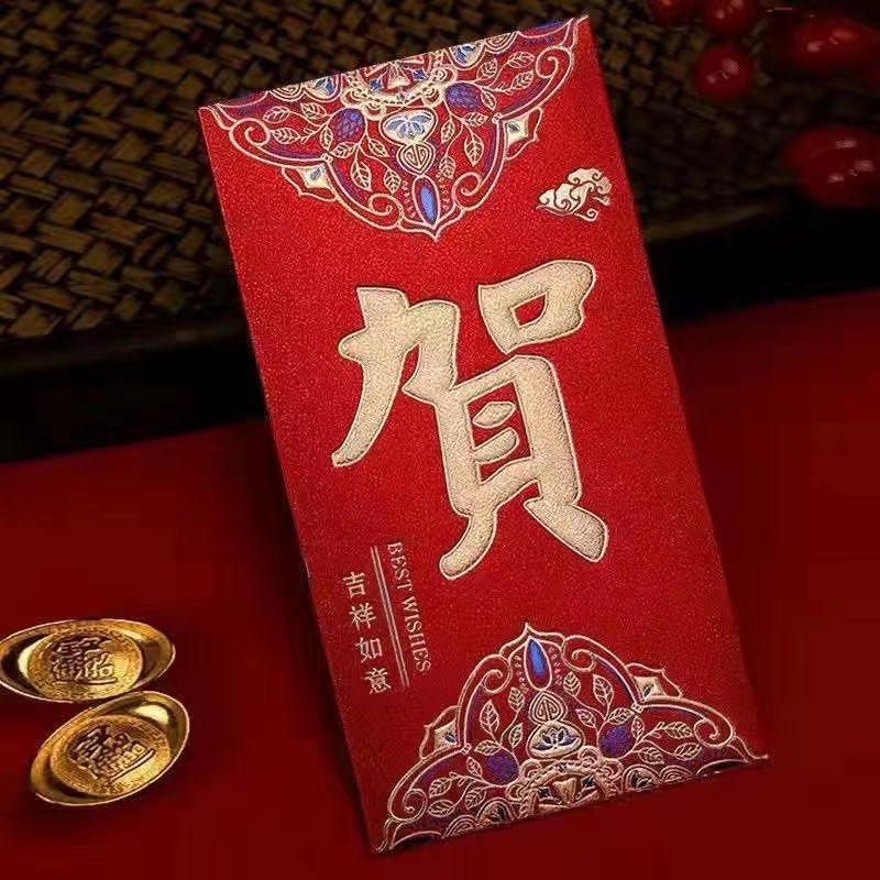 永吉红包批发新款利是封高档硬纸磨砂珠光纸新年结婚千元红包袋详情15