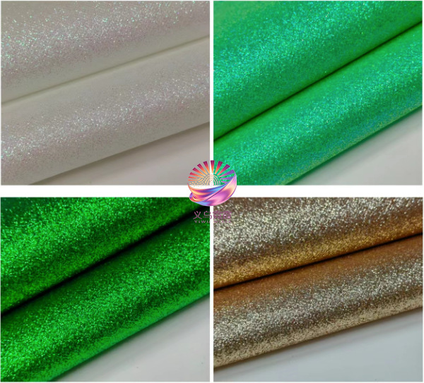 格利特PU皮革金葱闪粉反光面料珠光地毯箱包鞋材手机壳女装连衣裙时尚材质详情34