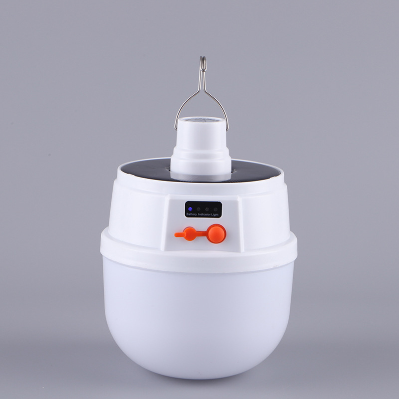 Solar LED outdoor lighting lamps, portable camping tent lamps, USB charging atmosphere mushroom lamps, camping lamps pic 3