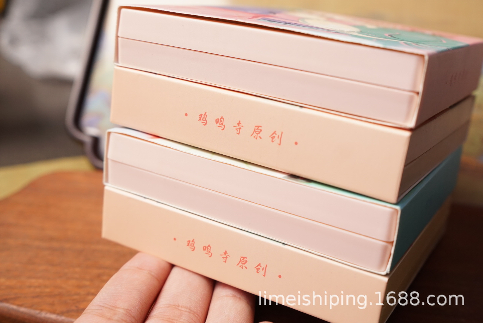 鸡鸣寺同款爆款莲花主题手链包装礼盒好运连连荷包鼓鼓厂家直销详情30