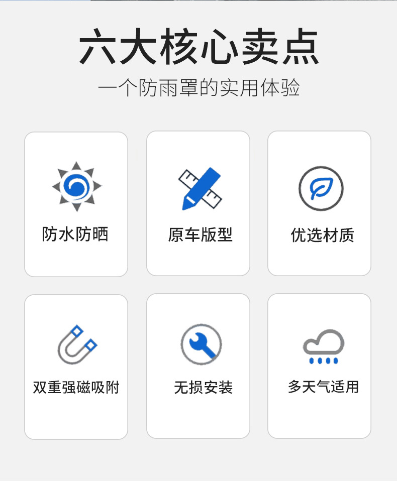 充电枪防雨罩磁吸圆形新能源电动汽车充电器口防水罩户外充电挡雨详情3