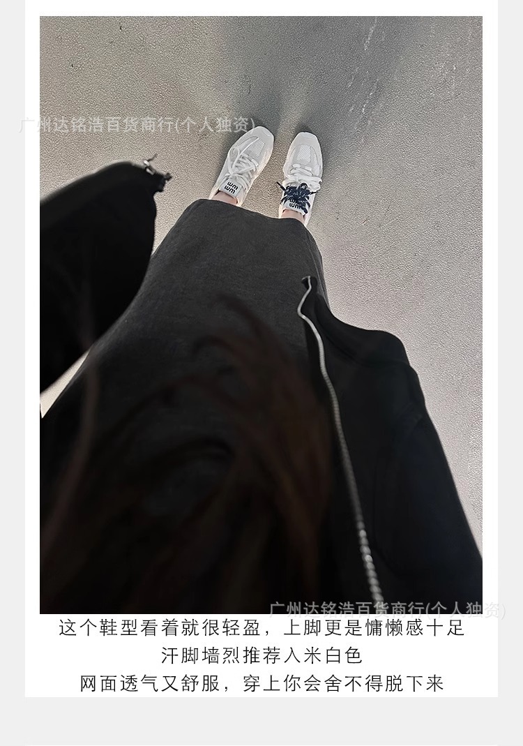 牛皮现货阿谬miu家联名款阿甘鞋真皮复古跑步运动休闲德训鞋女鞋详情23