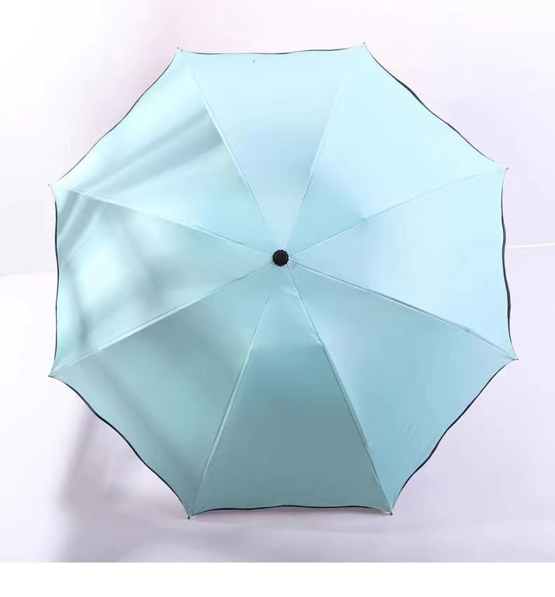 雨伞天堂遇水开花伞荷叶边晴雨两用伞加印logo雨伞女高级感小清新详情12