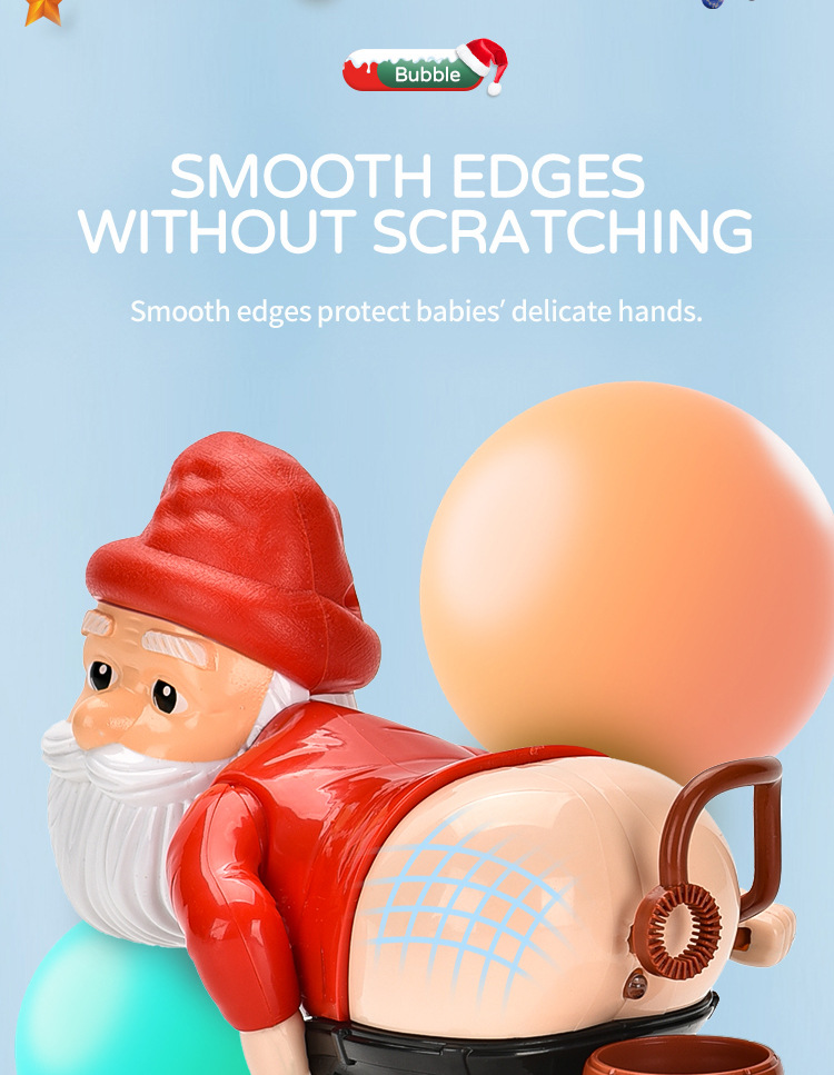 亚马逊跨境新款圣诞泡泡机 创意整蛊圣诞老人泡泡玩具 玩具泡泡机圣诞节礼物详情9