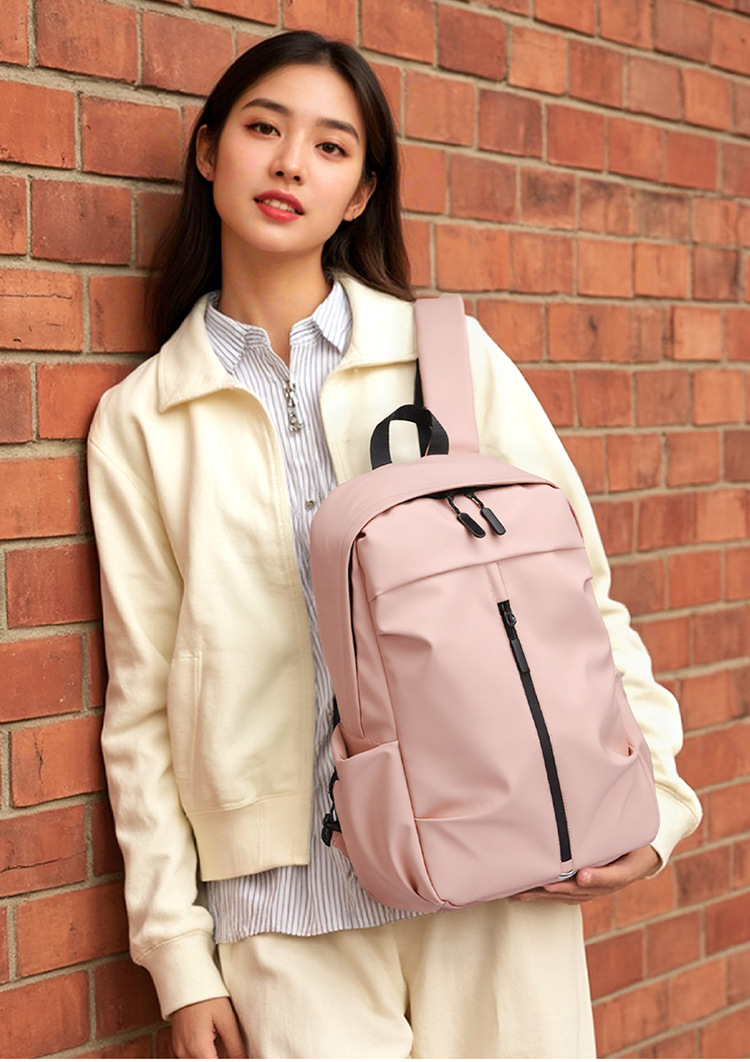 休闲双肩包马卡龙色大容量轻便电脑背包男女通用学生上课书包跨境详情32