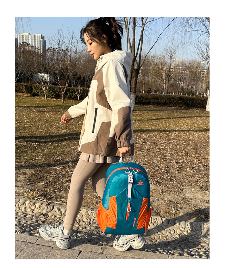  逸途 双肩包户外轻便轻便可折叠登山包大容量骑行跑步马拉松旅行背包详情18