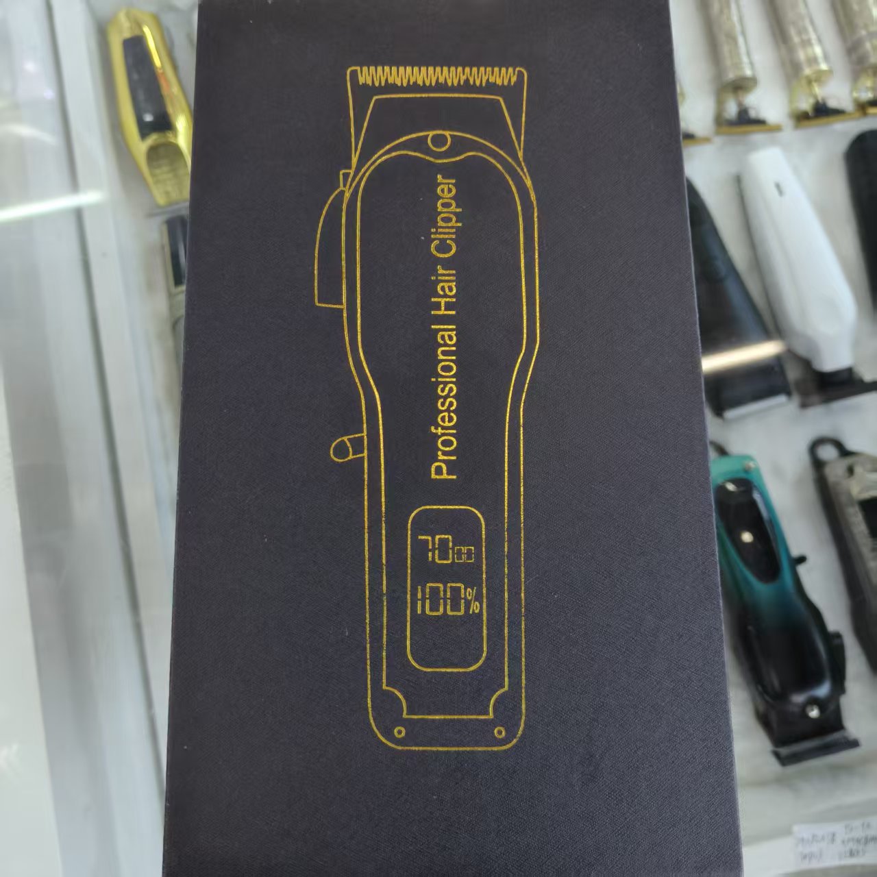 复古雕刻电动理发器男士专用数显充电款油头电推剪专业剃头刀详情3