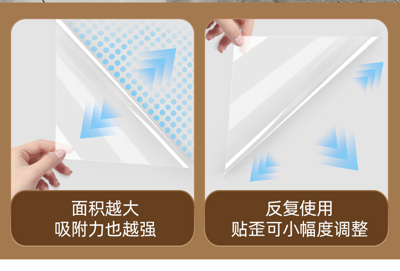 厨房防油贴膜静电透明耐高温瓷砖玻璃贴灶台油烟机墙面防水膜吸附详情6