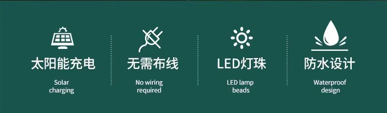 户外太阳能向日葵花灯庭院花园草坪装饰地插灯仿真景观植物氛围灯详情5