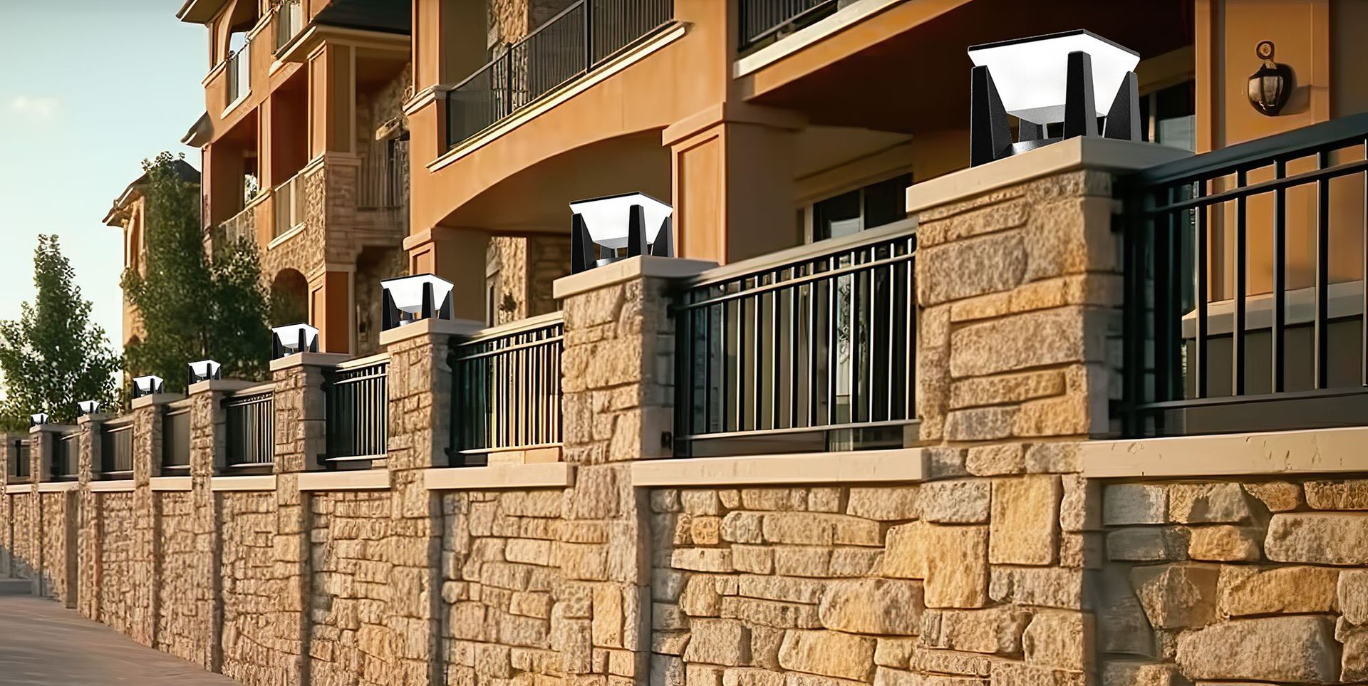 New cross-border solar column head lamp, outdoor fence and fence column lamp, garden simple waterproof outdoor courtyard lamp pic 23