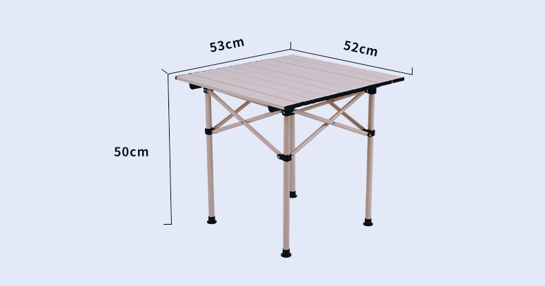 加工定制户外折叠桌蛋卷桌便携式野餐桌椅露营桌子套装野营可折叠详情24