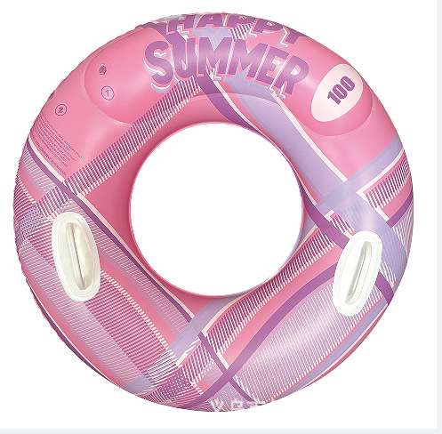 带把手加厚双气囊游泳圈成人加大泳圈男女充气双层游泳圈大人腋下详情1