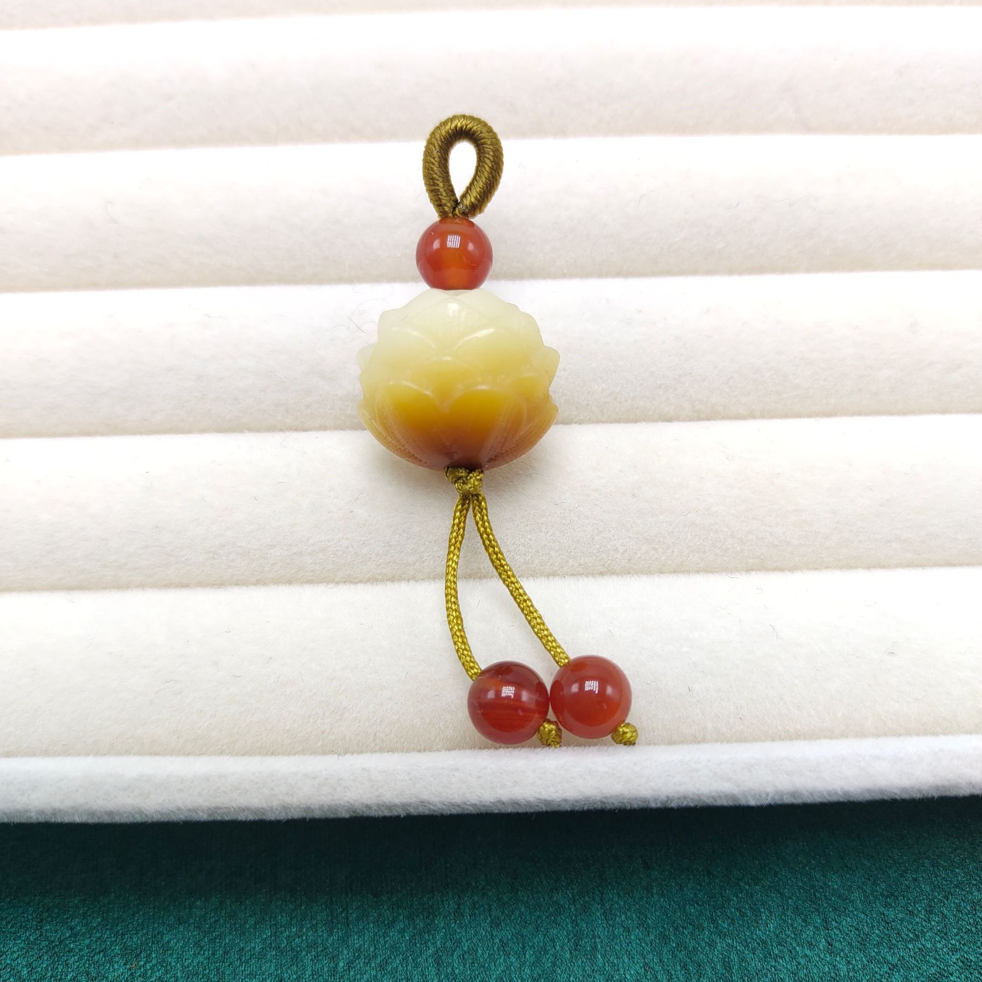 天然菩提根猫爪猫咪莲花小滴溜挂坠手串项链吊坠隔珠文玩饰品配件详情11