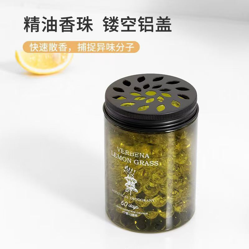 Crystal Bead Deodorizing Aroma Diffuser, bedroom and bathroom air freshener, long-lasting fragrance, Freesia, Camellia, car pic 26