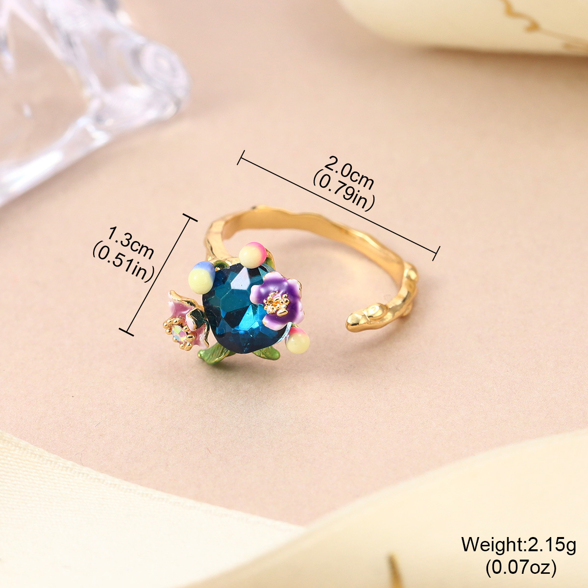 Fresh and new Chinese-style floral stud earrings for spring and summer, high-end enamel pearl earrings, retro Chinese-style tassel earrings for women pic 20