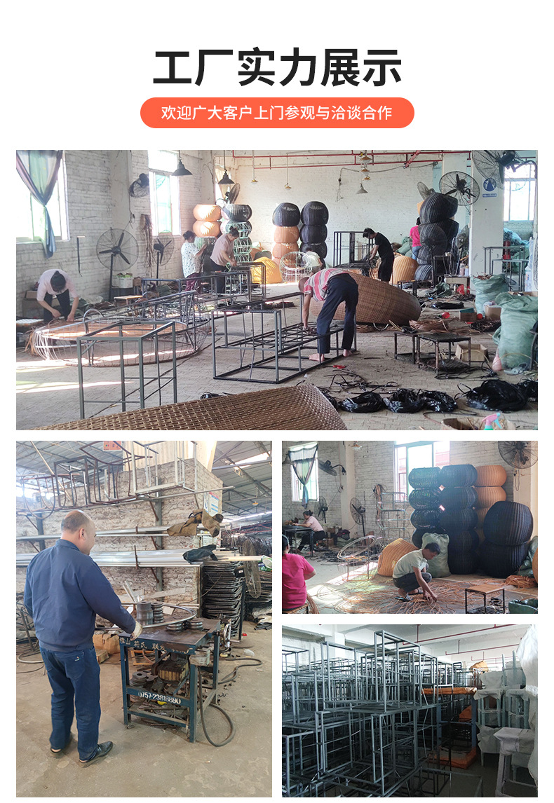 Cross-border outdoor rattan sofa courtyard set sun protection and waterproof leisure double rattan chair coffee table outdoor table furniture pic 12