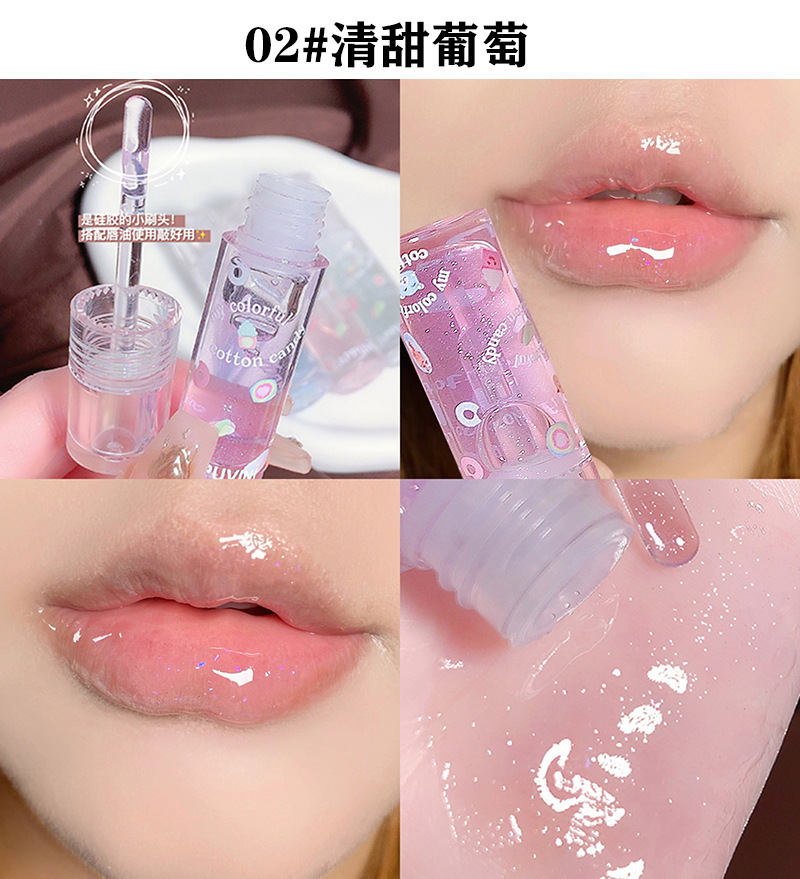 Capo Vini Cotton Candy Lip Oil moisturizes and hydrates the lips, protects them from dryness and cracking, and features a mirror-like, water-like, transparent glass that makes the lips plump pic 11