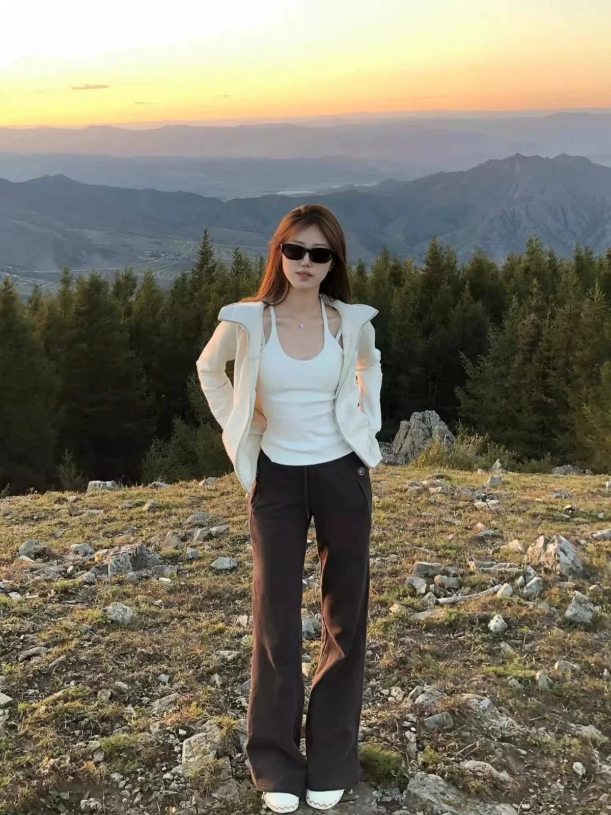 修身外套女款正肩卫衣秋冬季衣服连帽衫收腰紧身显瘦上衣2025新款详情13