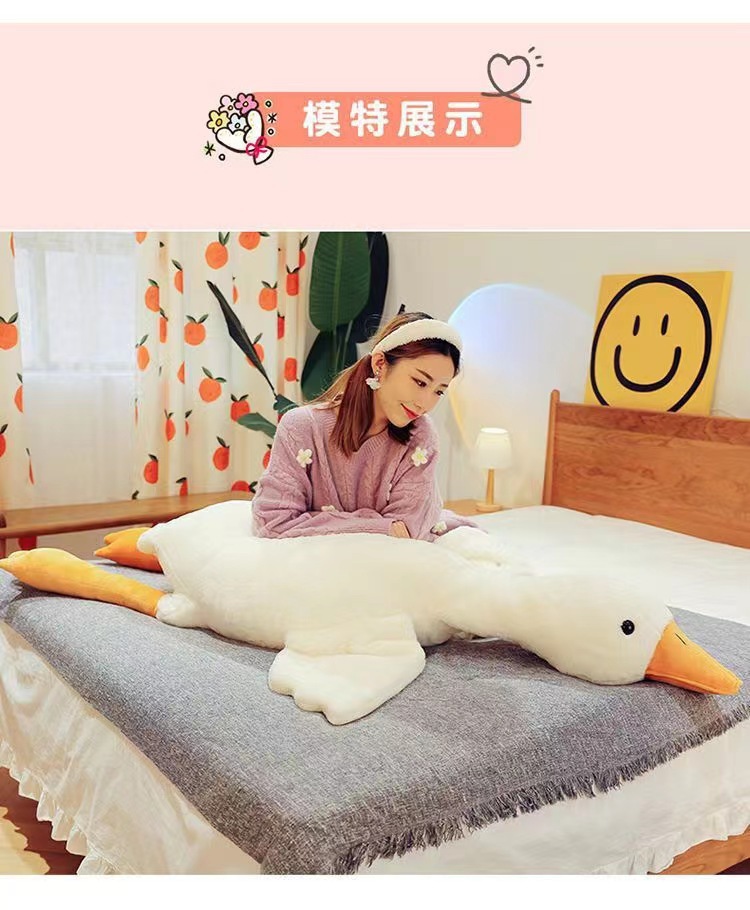Wholesale of plush toys, popular white goose throw pillows, plush toys, dolls, gifts and cute pets pic 4