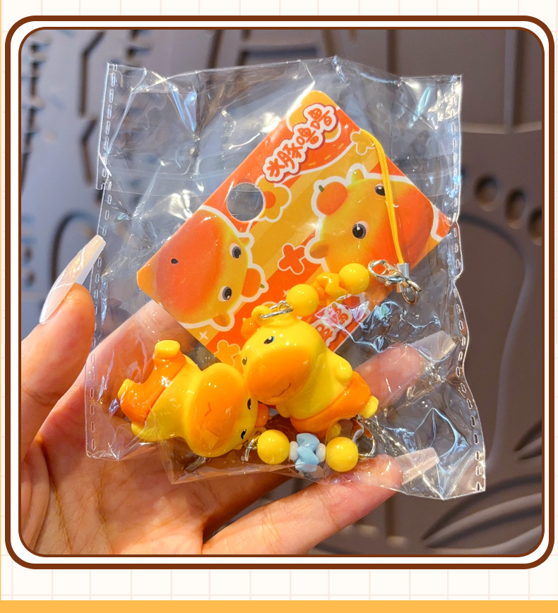 Genuine Capybara Lulu Little Nose clip clip, keychain, creative cartoon doll, mobile phone chain, earphone pendant pic 15
