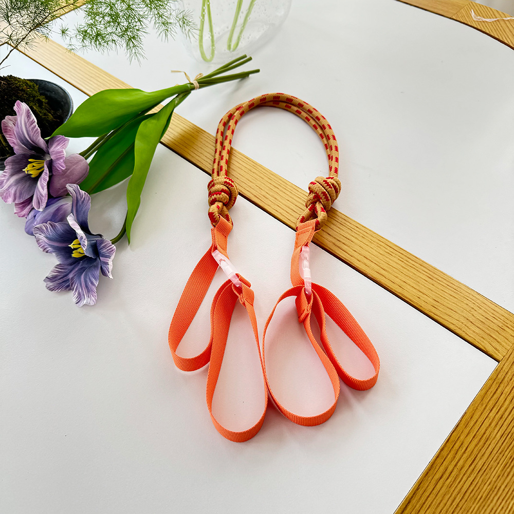 高圆圆原创肩带搭配精致刺绣防水尼龙购物袋手提女士单肩包详情13