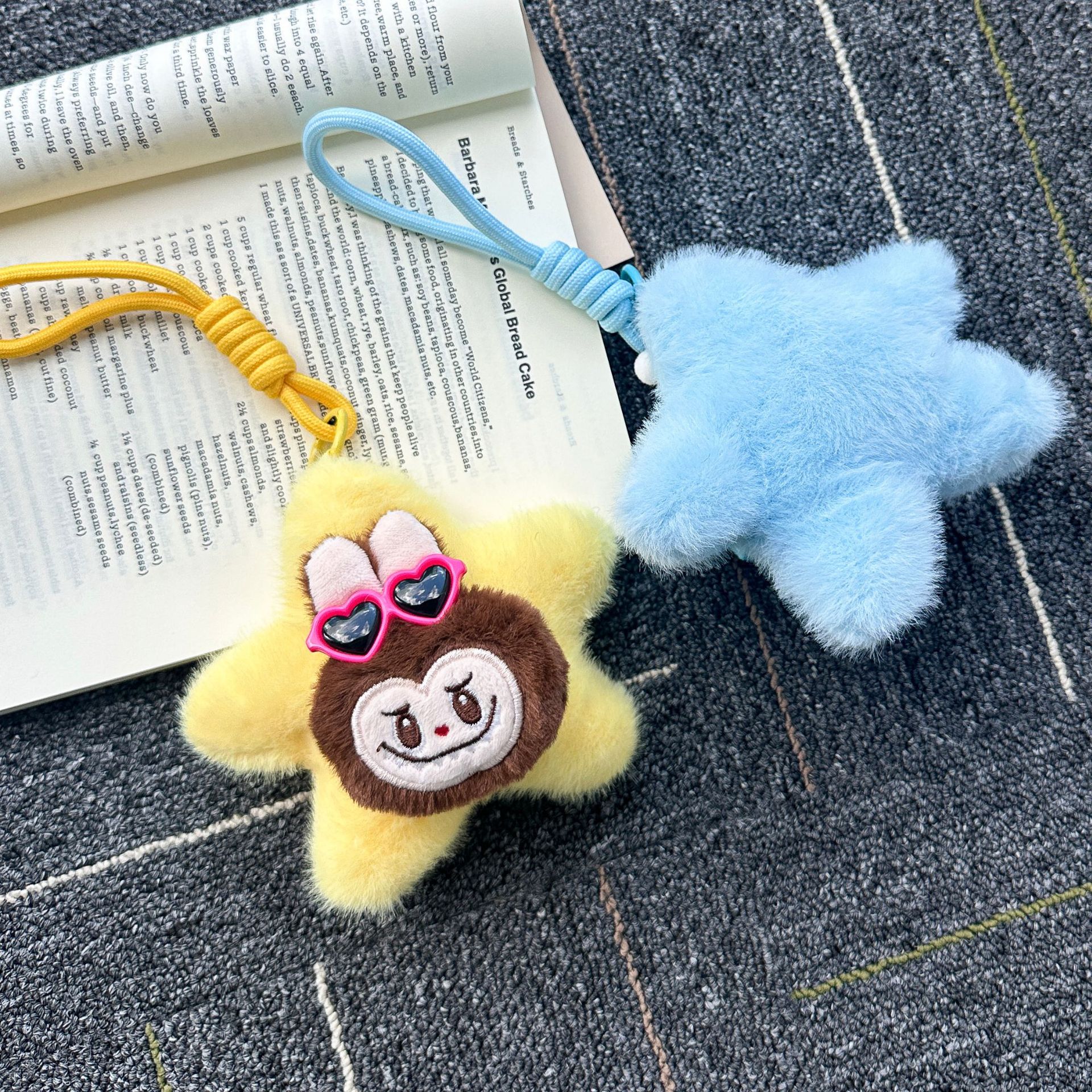 网红可爱萌星星精灵挂件毛绒玩具挂件小猴子包包挂饰钥匙扣玩偶详情12