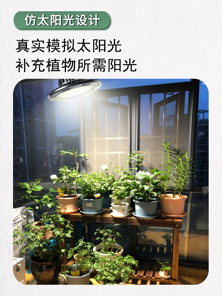 Succulent rose plant supplementary lighting lamp, sunlight-like full-spectrum green plant indoor orchid growth lamp, algae explosion lamp pic 11