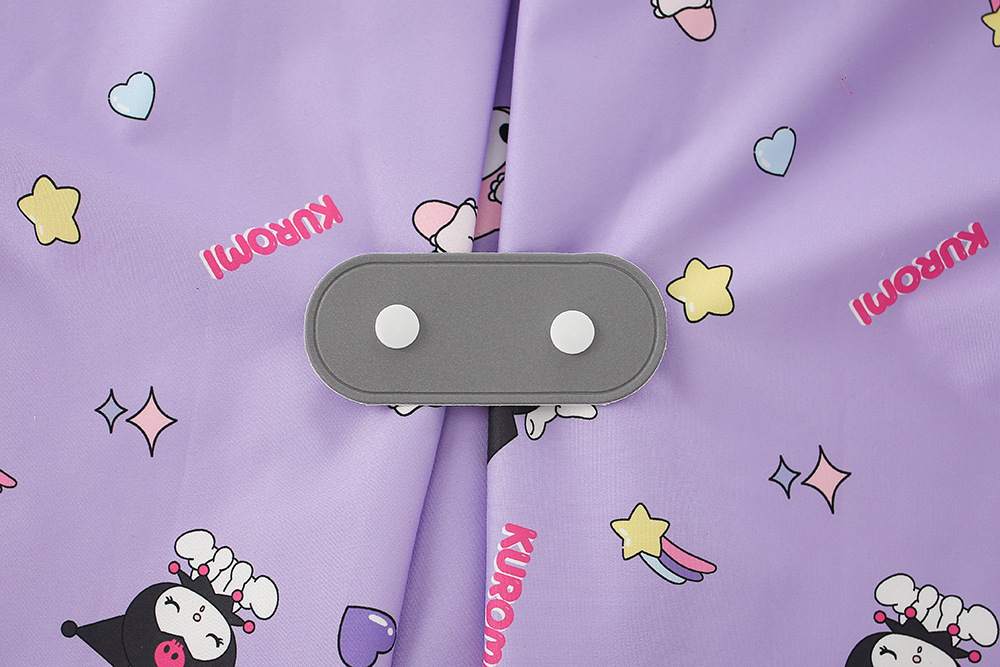 高品质库洛萌奥特儿童雨衣长款书包位大帽檐雨衣中小童雨披强防水详情41