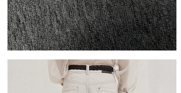 BC High-waisted straight-leg jeans for women, beige, simple style, versatile, casual, loose, wide-leg trousers, European and American style 2026 pic 26